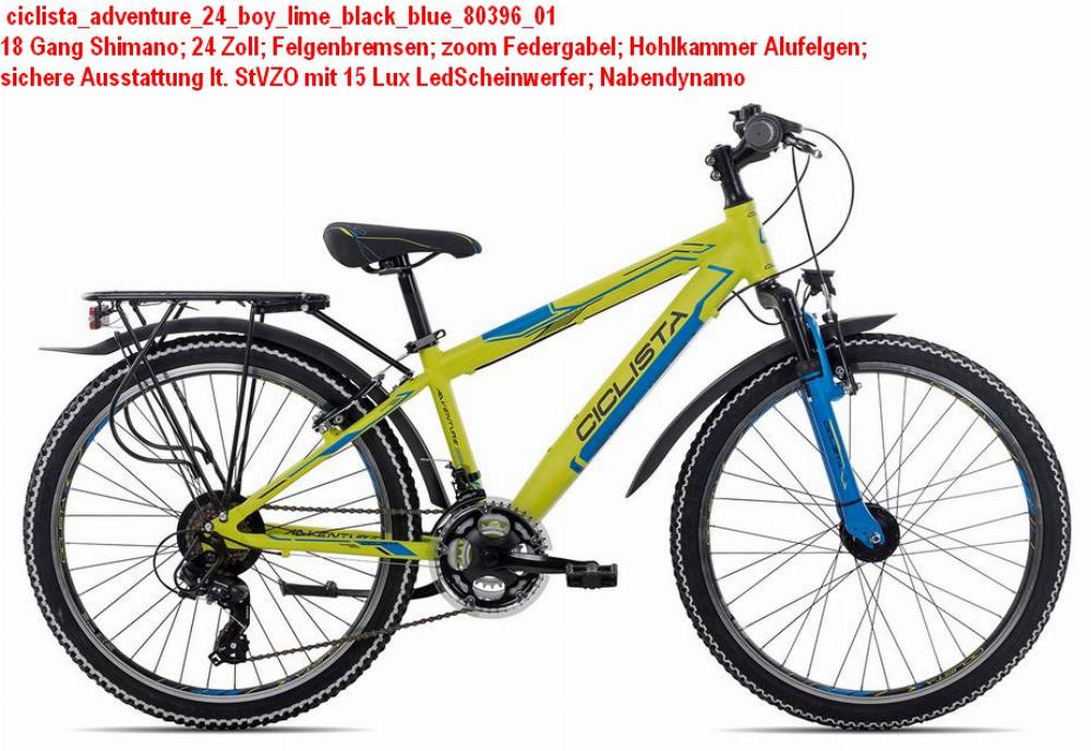 Fahrrad verkaufen Andere ciclista_adventure_24_boy_lime_black_blue Ankauf